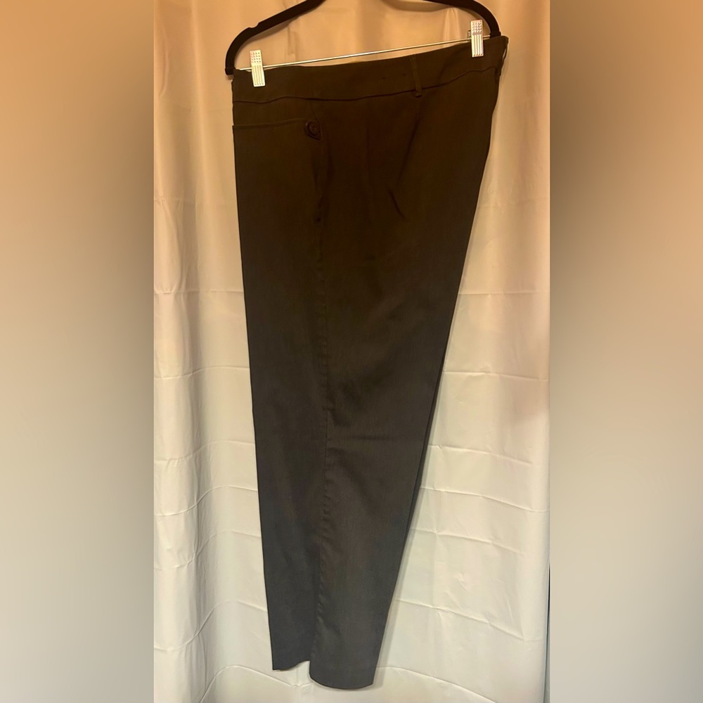Gray trousers